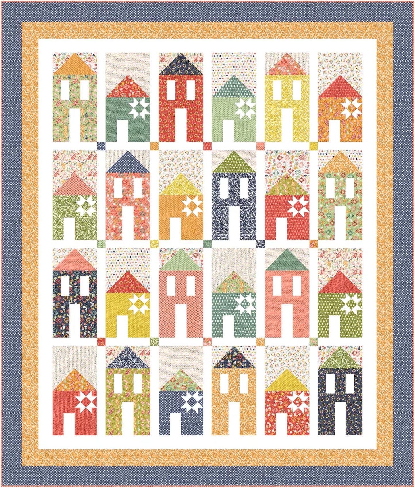 Sunshine Village Quilt Pattern by Chelsi Stratton