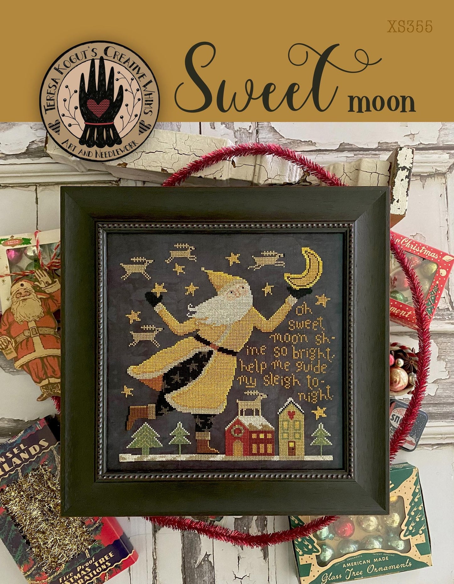 Sweet Moon Cross Stitch Booklet by Teresa Kogut