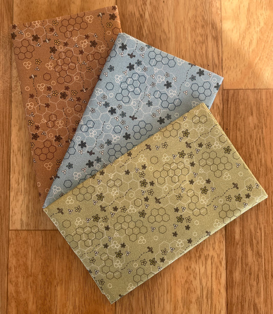 The Sweetest Embrace Bees & Beehives Fat Eighth Bundle by Linette Jakobsen for Stoff Fabrics