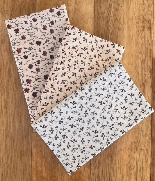 The Sweetest Embrace Creams Fat Eighths Bundle by Linette Jakobsen for Stoff Fabrics