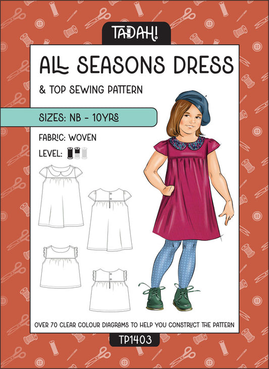 All Seasons Dress by Tadah! Patterns and Sewing