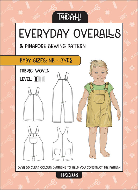 Everyday Overalls by Tadah! Patterns and Sewing