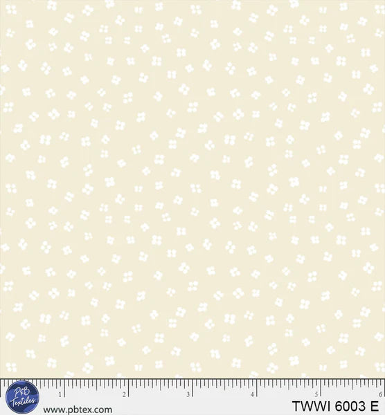 Things with Wings White Dots PB6003E by Jo Reid for P & B Textiles (sold in 25cm increments)