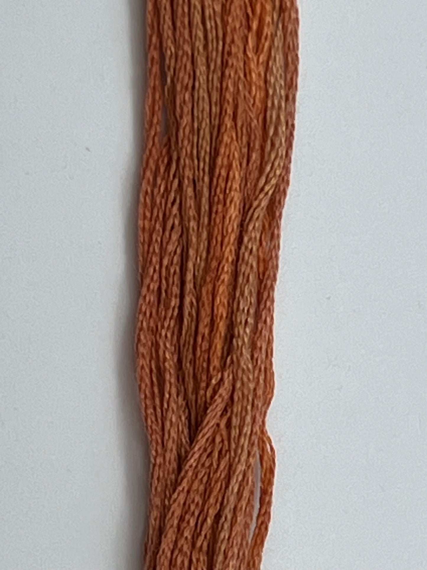 Terra Cotta 0590 The Gentle Art Sampler Thread 6 Stranded Hand Dyed Embroidery Floss