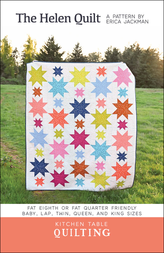 The Helen Quilt Pattern by Kitchen Table Quilting