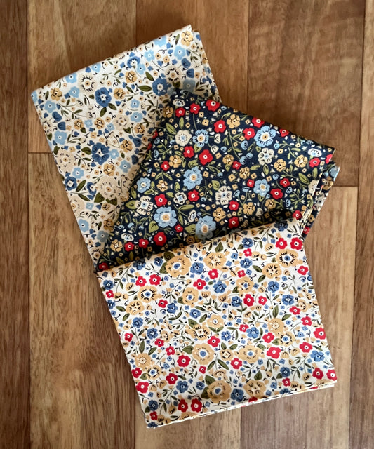 The Henhouse Calico Floral Fat Quarter Bundle by Gingiber for Moda Fabrics