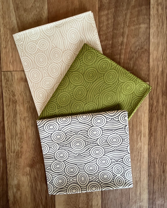The Henhouse Cloud Blender Fat Quarter Bundle by Gingiber for Moda Fabrics