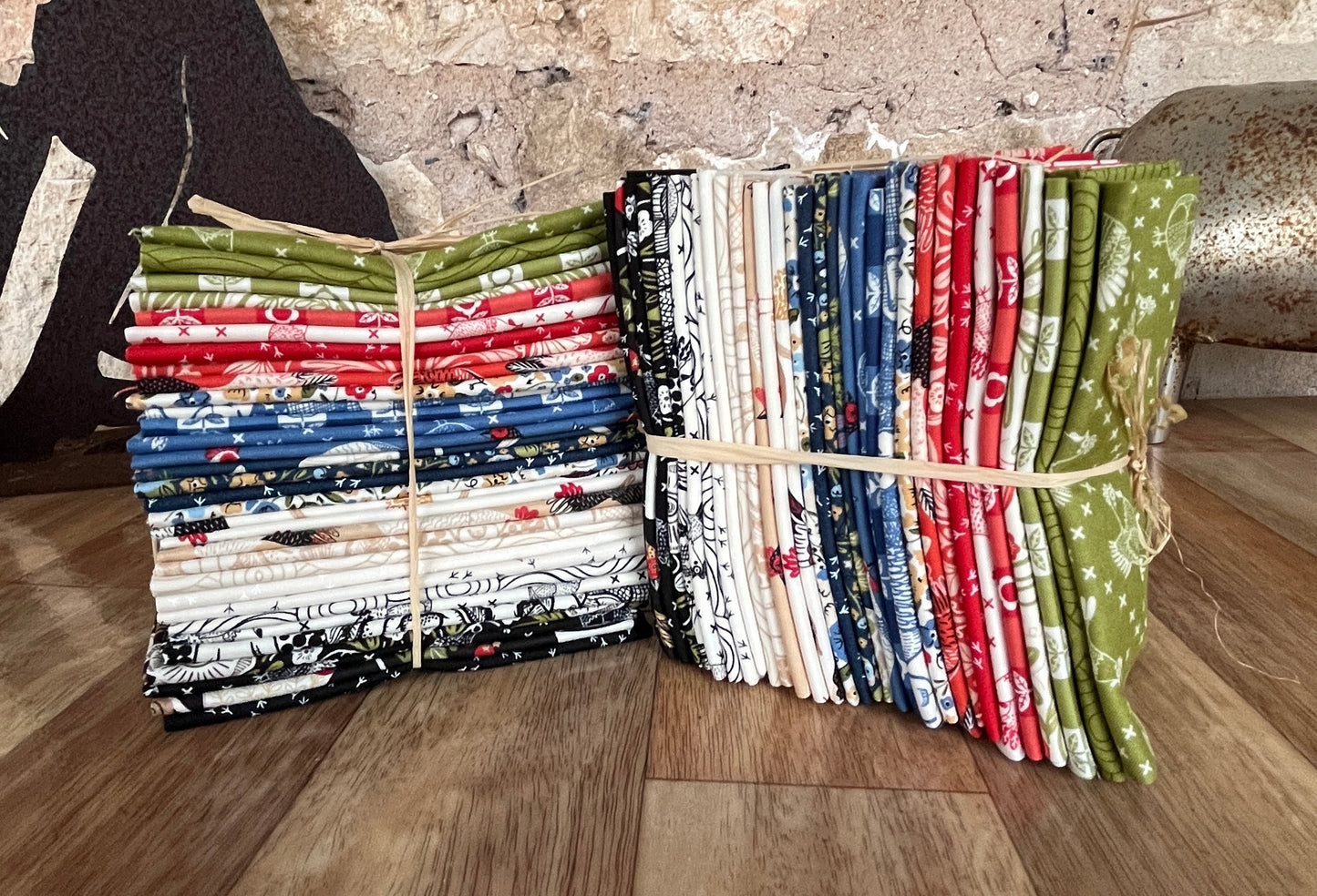 The Henhouse Fat Eighth Bundle by Gingiber for Moda Fabrics