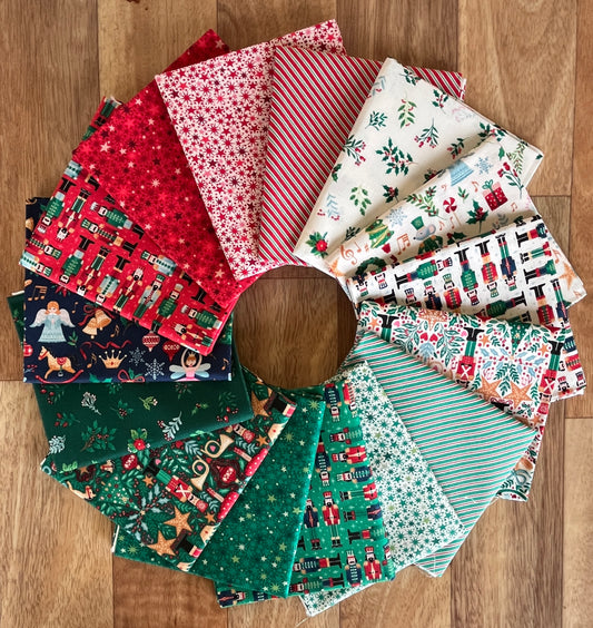 The Nutcracker Fat Quarter Bundle by Makower UK
