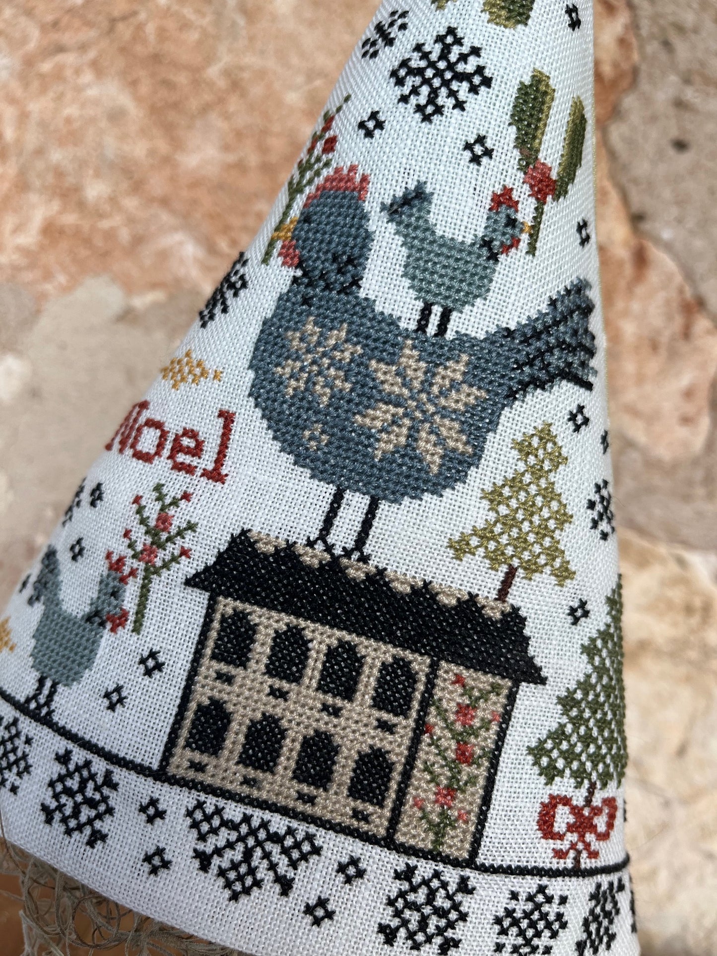 Third Day of Christmas Sampler and Tree Pattern Hello from Liz Mathews