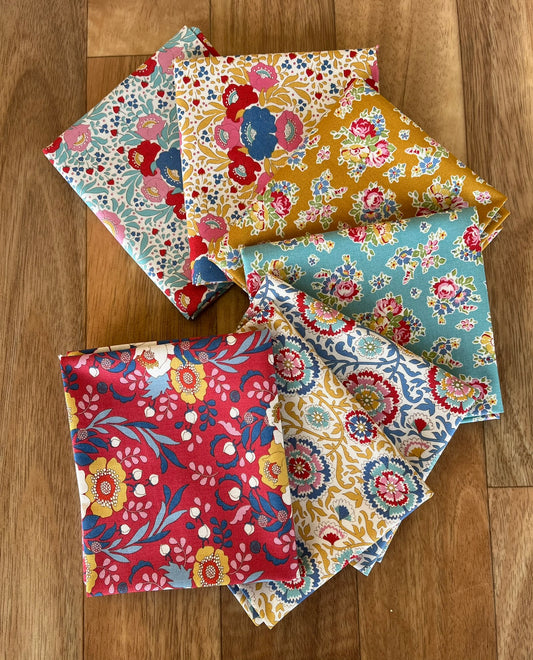 Jubilee Florals Fat Quarter Bundle by Tilda