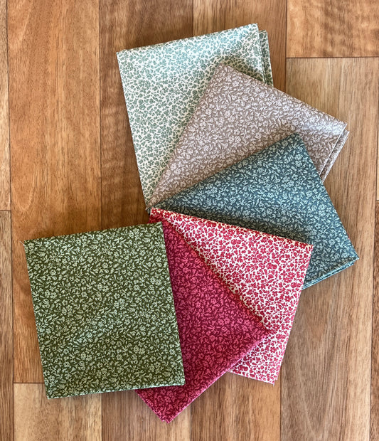 Tilda Merry Little Christmas Eve Blenders Fat Quarter Bundle