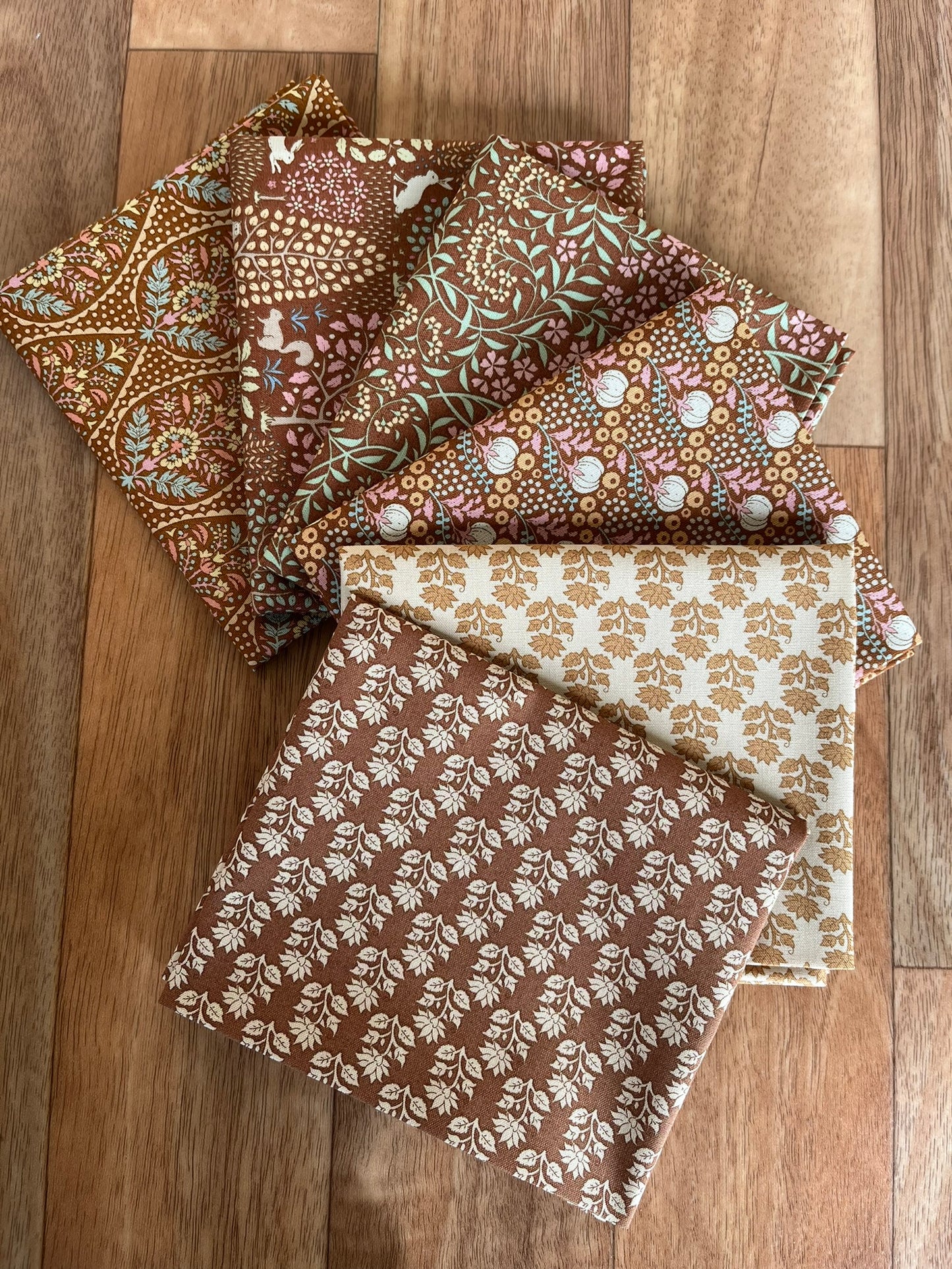 Sanctuary Browns Fat Quarter Bundle by Tilda Fabrics