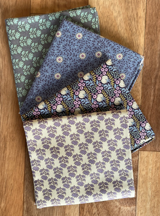 Sanctuary Purples Fat Quarter Bundle by Tilda Fabrics