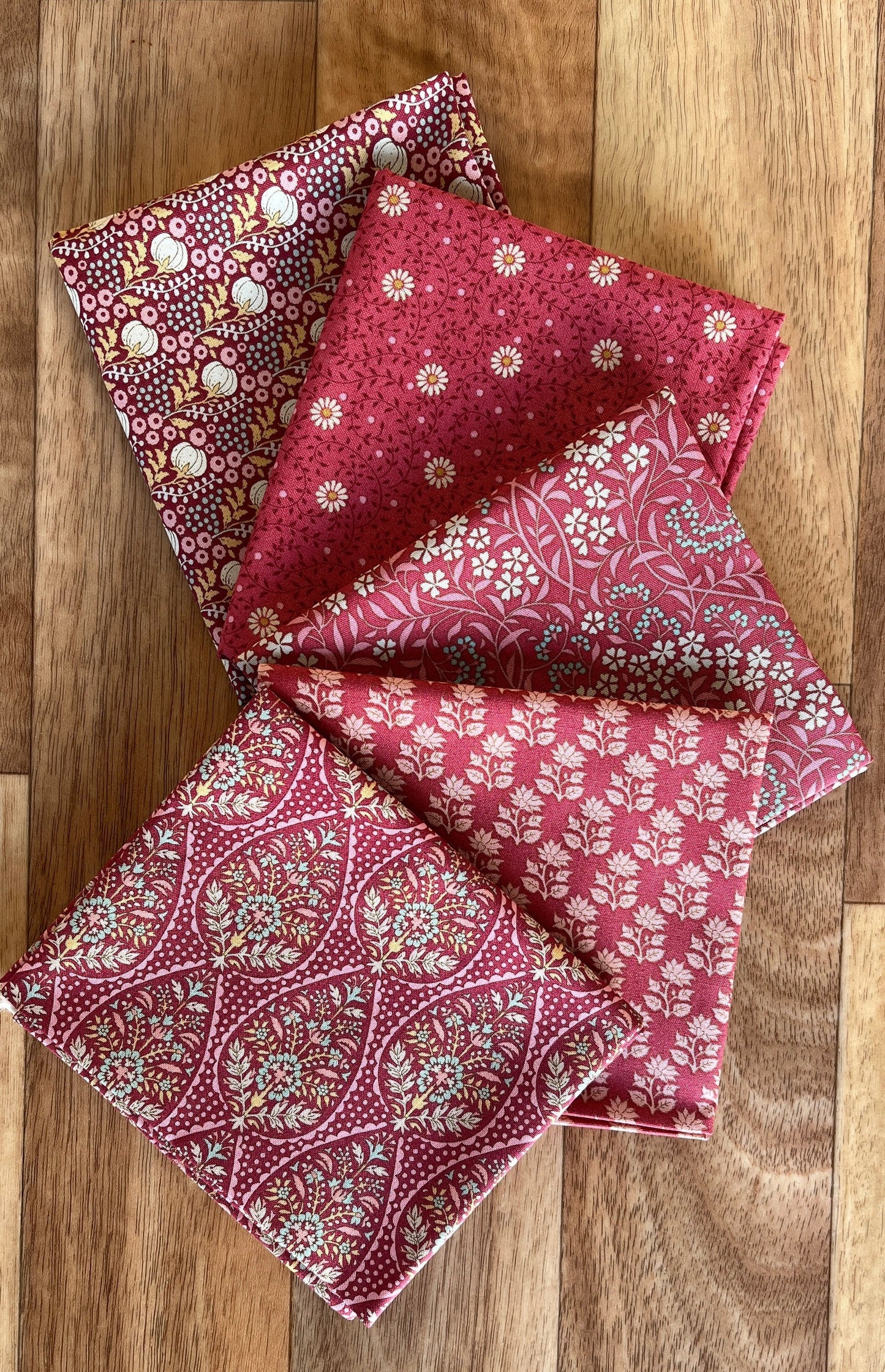 Sanctuary Reds Fat Quarter Bundle by Tilda Fabrics