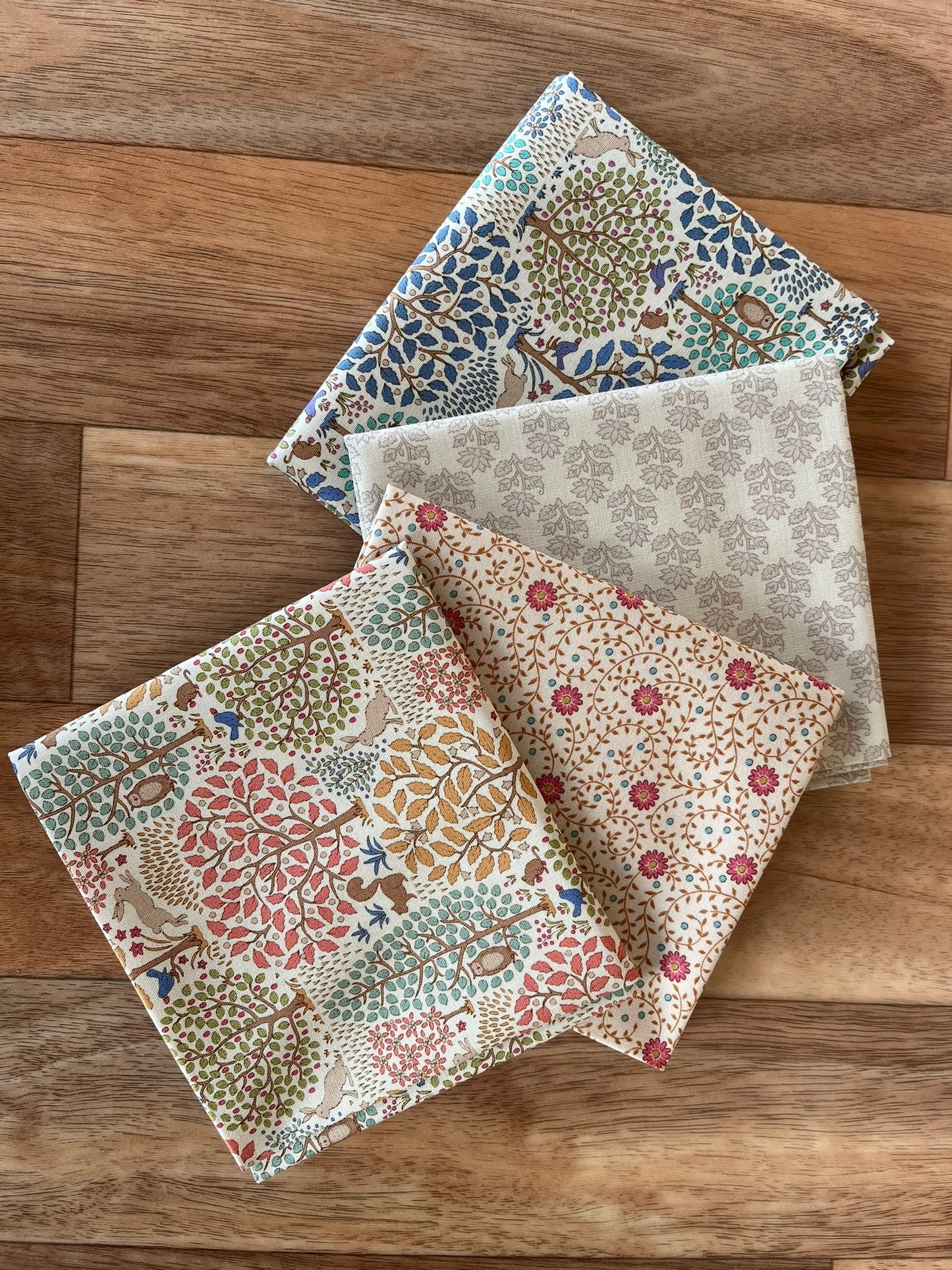 Sanctuary Creams Fat Eighth Bundle by Tilda Fabrics