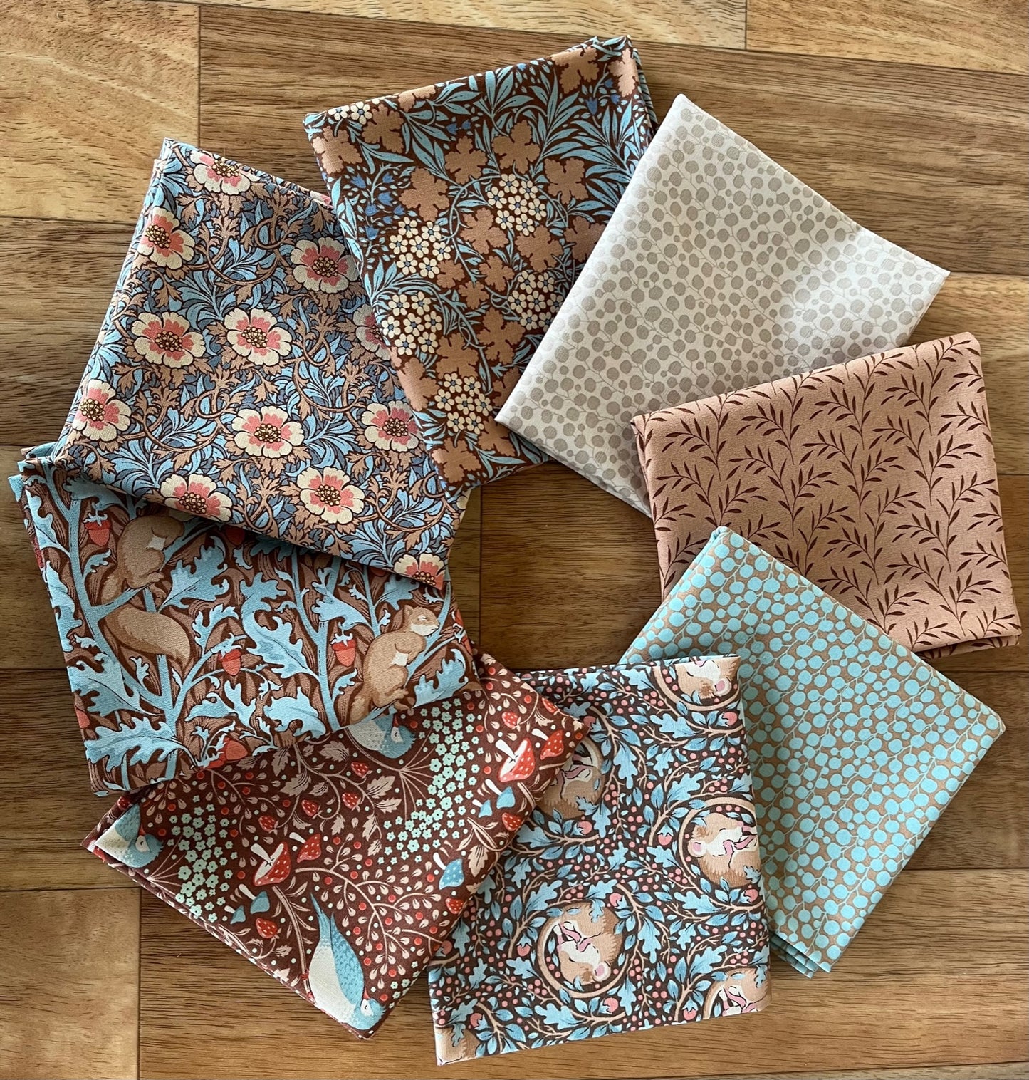 Tilda Hibernation Browns Fat Quarter Bundle