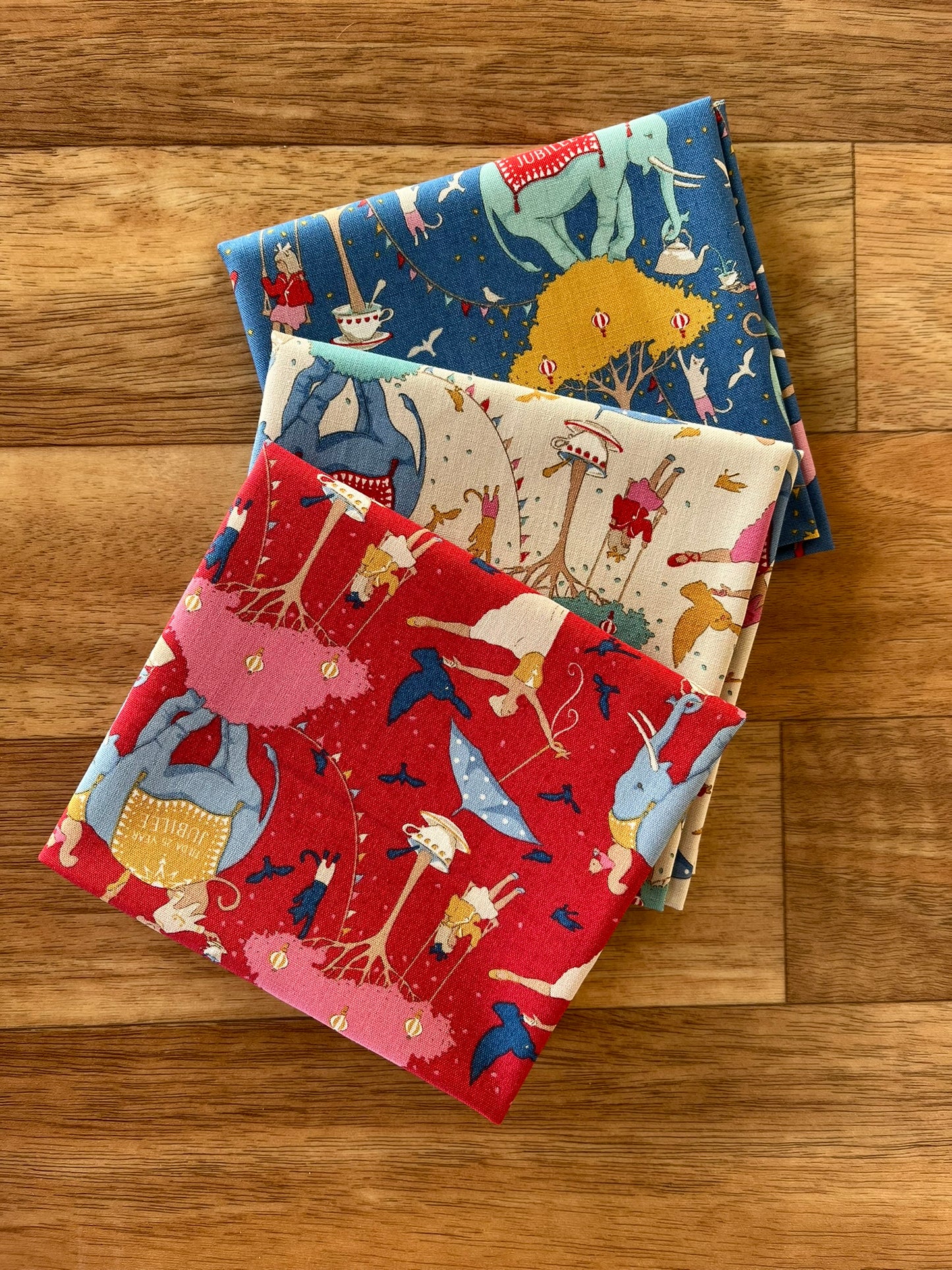 Jubilee Elephants Fat Quarter Bundle by Tilda