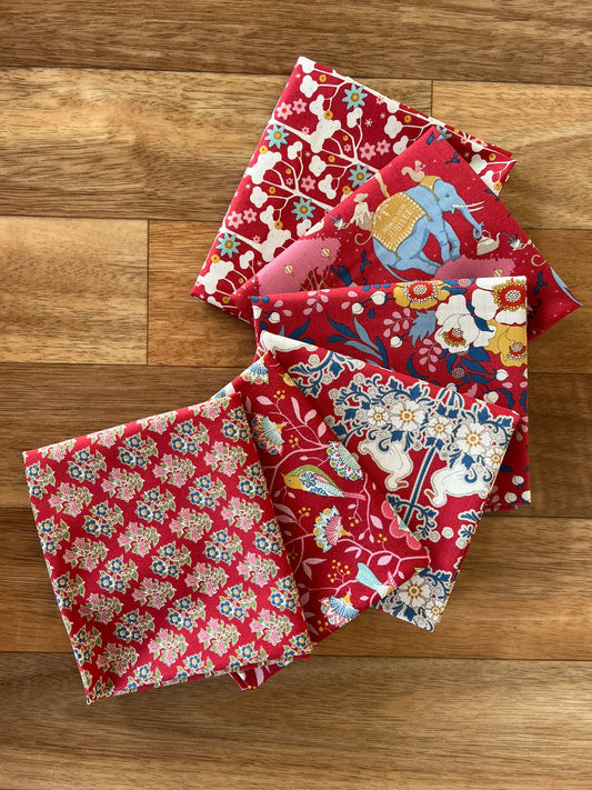 Jubilee Red Fat Quarter Bundle by Tilda