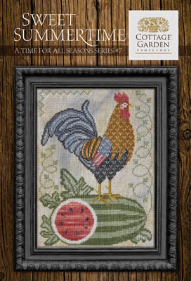 Sweet Summertime A Time for All Seasons #7 Cross Stitch Pattern by Cottage Garden Samplings