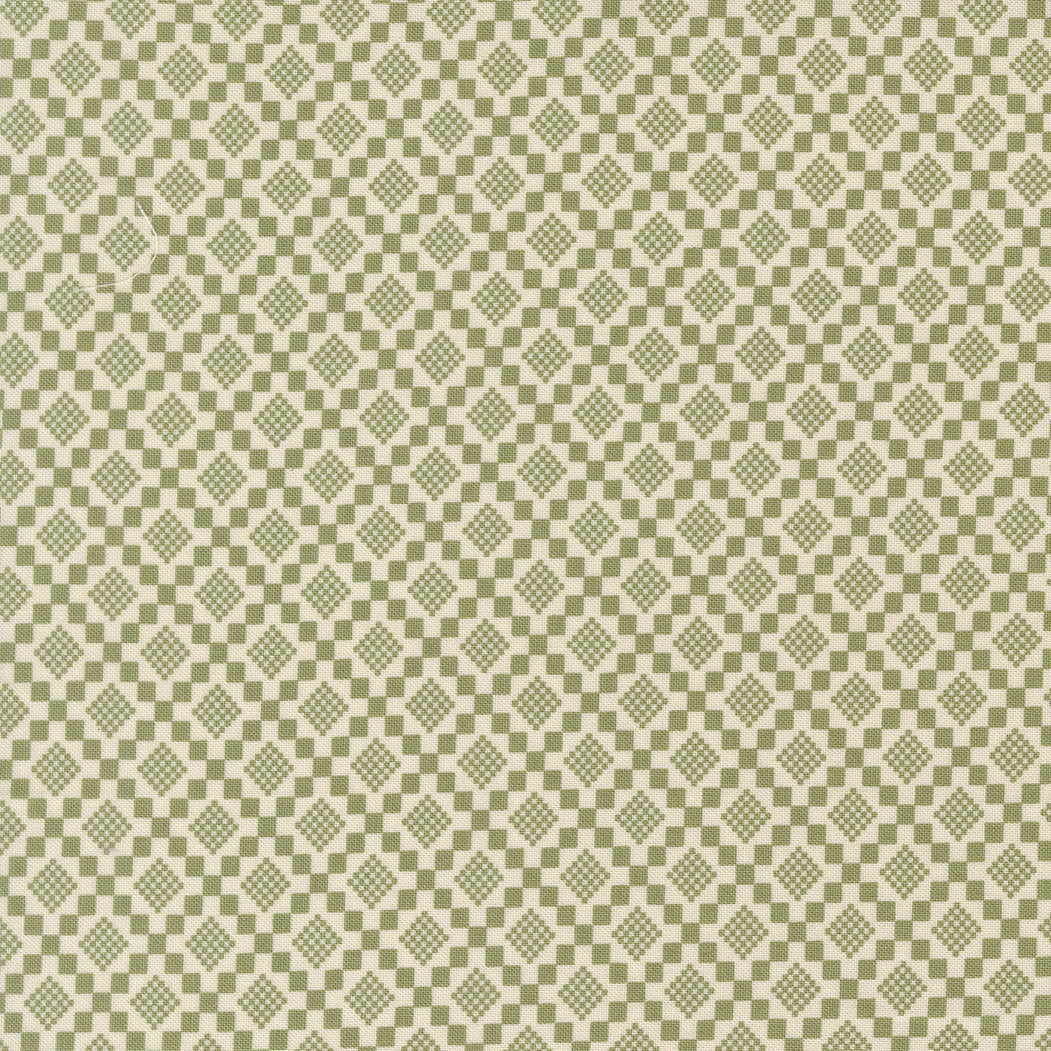 True Love Checkmate Fern M526554 by Lella Boutique for Moda Fabrics (sold in 25cm increments)