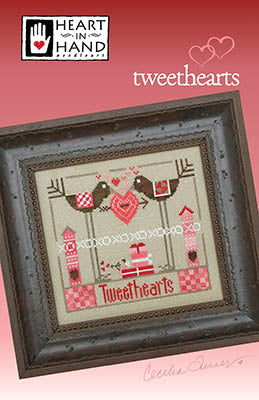 Tweethearts Cross Stitch Pattern Heart in Hand