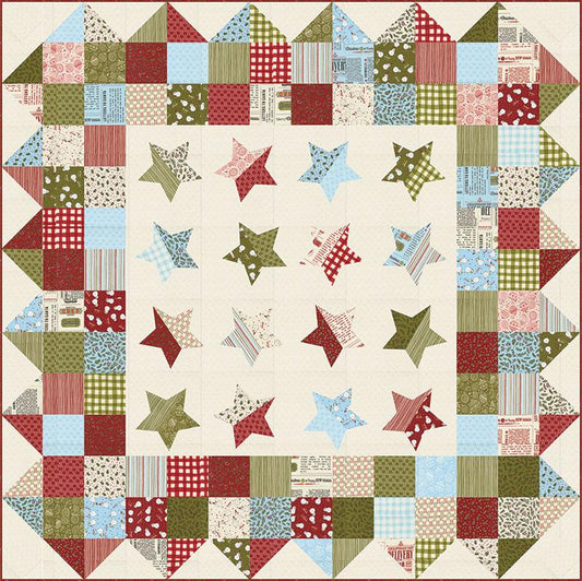 Emmitt and Ivy Twinkle Quilt Kit by Sweetwater for Moda Fabrics
