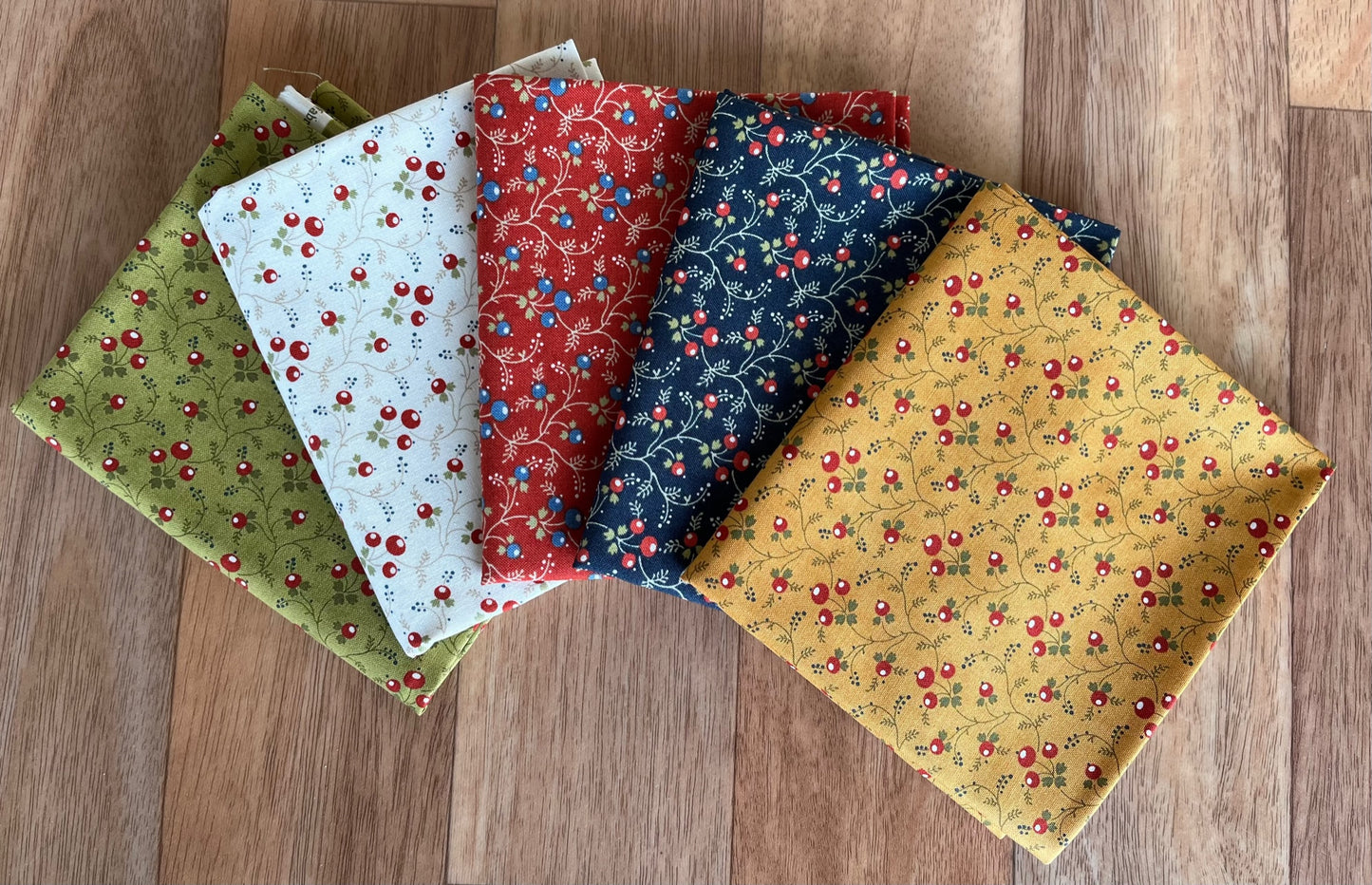 Union Square by Minick and Simpson Berry Fat Quarter Bundle