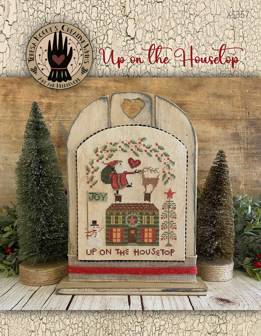 Up on the Housetop Cross Stitch Booklet by Teresa Kogut
