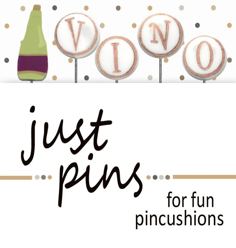 V is for Vino Just Pins by Just Another Button Co