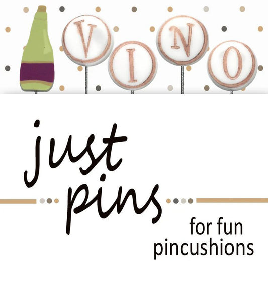 V is for Vino Just Pins by Just Another Button Co