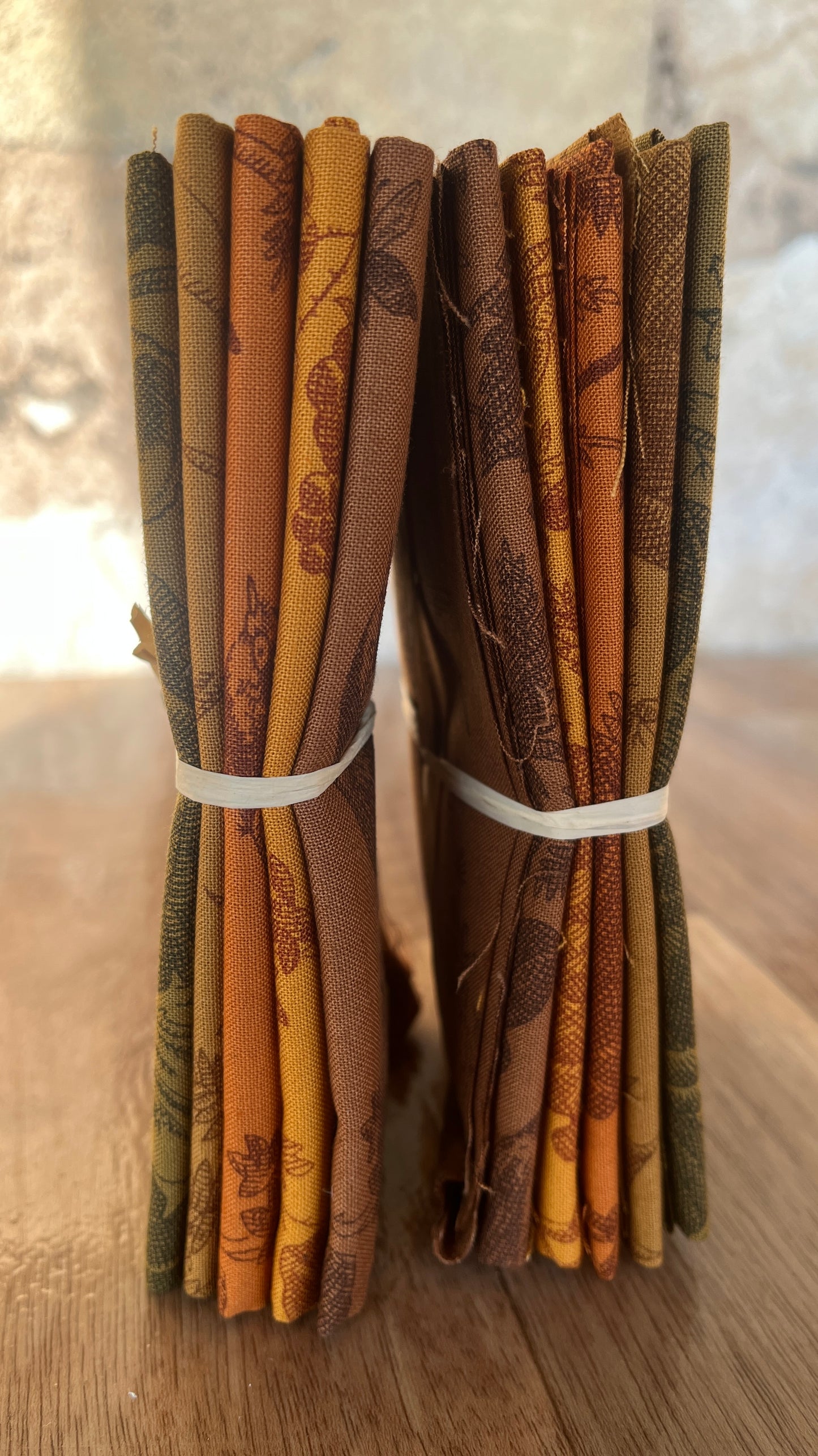 Vermont Browns Fat Eighth Bundle by Laundry Basket Quilts for Andover Fabrics