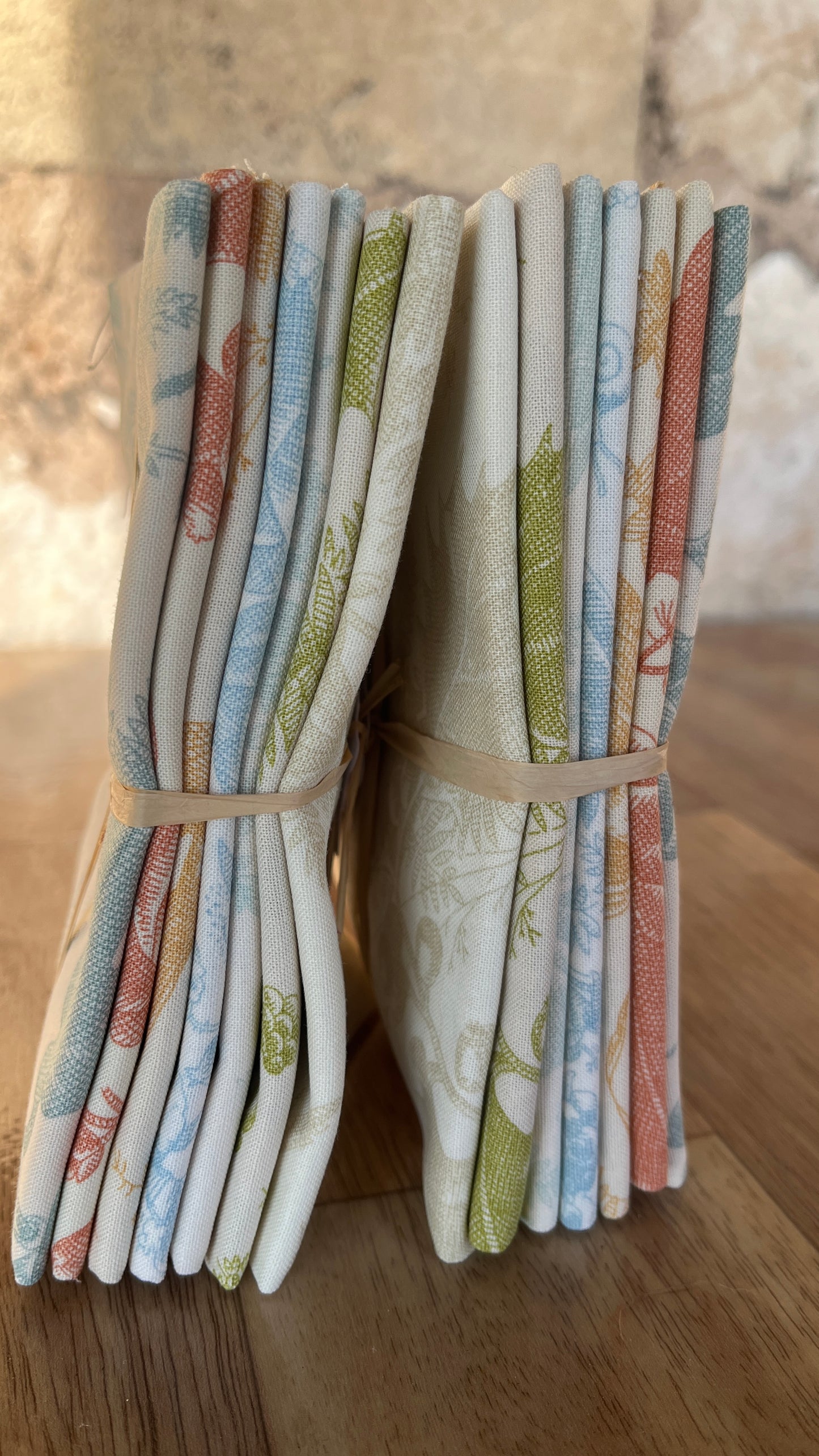 Vermont Low Volume Fat Eighth Bundle by Laundry Basket Quilts for Andover Fabrics
