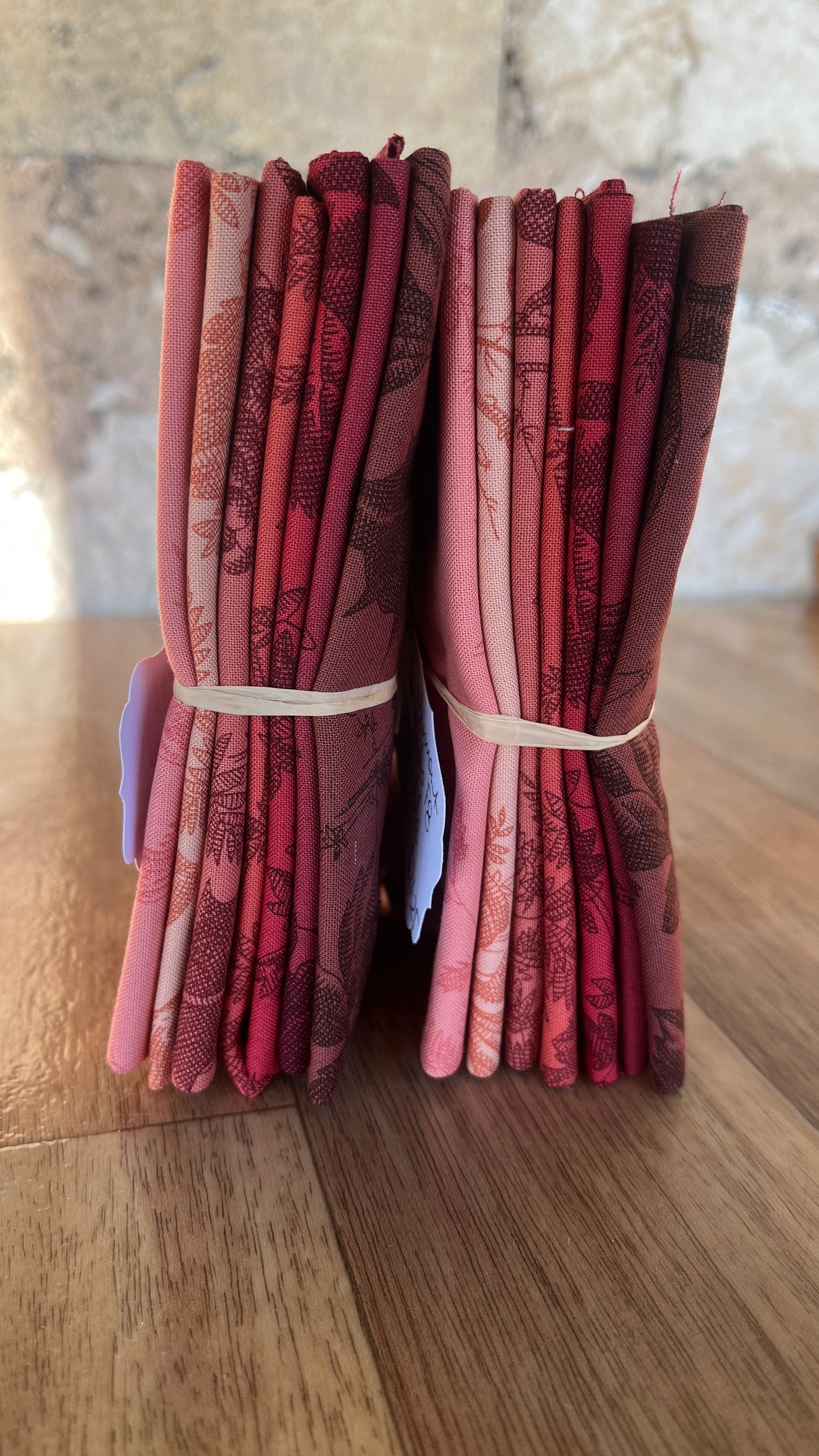 Vermont Reds Fat Eighth Bundle by Laundry Basket Quilts for Andover Fabrics