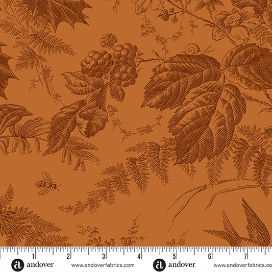 Vermont Copper A10285O2 by Laundry Basket Quilts for Andover Fabrics