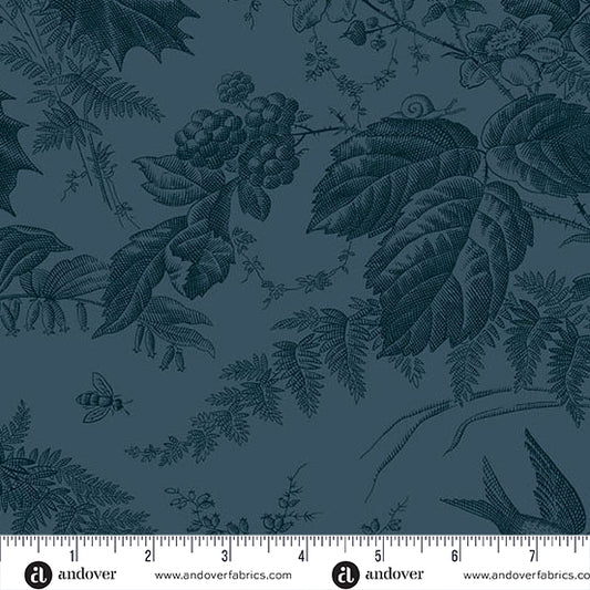 Vermont Midnight A10285B3 by Laundry Basket Quilts for Andover Fabrics