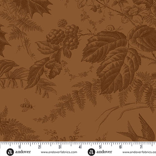 Vermont Pecan A10285N1 by Laundry Basket Quilts for Andover Fabrics