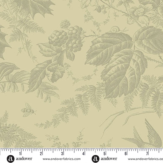 Vermont Limestone A10285N4 by Laundry Basket Quilts for Andover Fabrics