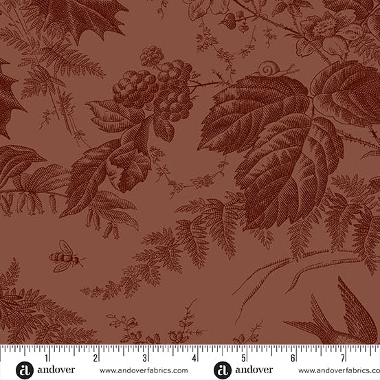 Vermont Raisin A10285N5 by Laundry Basket Quilts for Andover Fabrics
