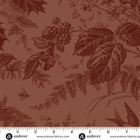 Vermont Raisin A10285N5 by Laundry Basket Quilts for Andover Fabrics