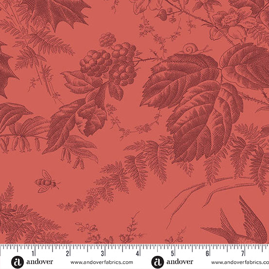 Vermont Cayenne A10285O1 by Laundry Basket Quilts for Andover Fabrics