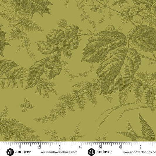 Vermont Leaf A10285V by Laundry Basket Quilts for Andover Fabrics