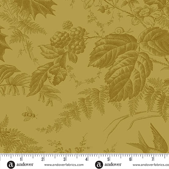 Vermont Straw A10285V4 by Laundry Basket Quilts for Andover Fabrics