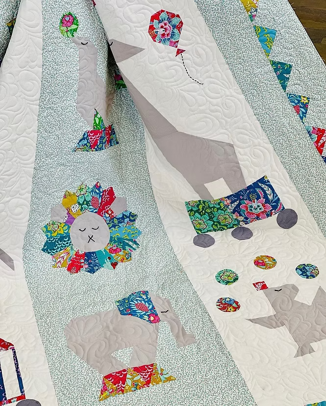 Vintage Circus Sampler Quilt Pattern By CakeStand Quilts