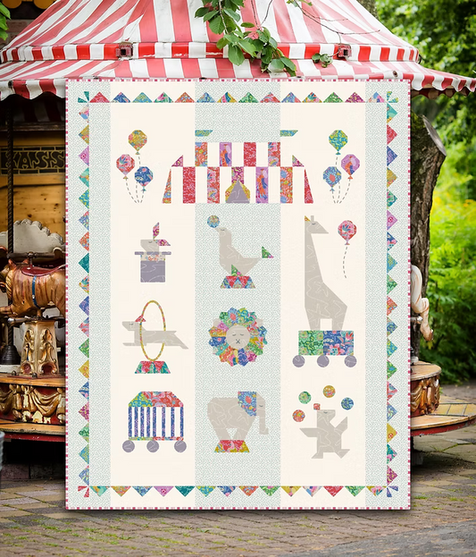 Vintage Circus Sampler Quilt Pattern By CakeStand Quilts