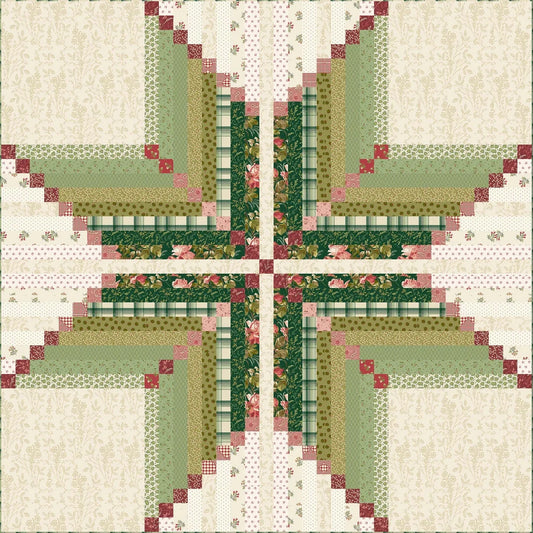 Virginia Star - Mini Holiday Quilt Pattern by Laundry Basket Quilts
