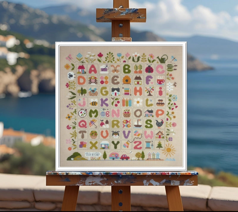 Viva la Vida (Live a Long Life) Cross Stitch Pattern by Jardin Prive