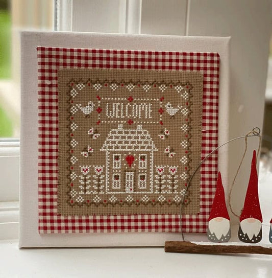 Welcome Sampler Mini Cross Stitch Kit Historical Sampler Company