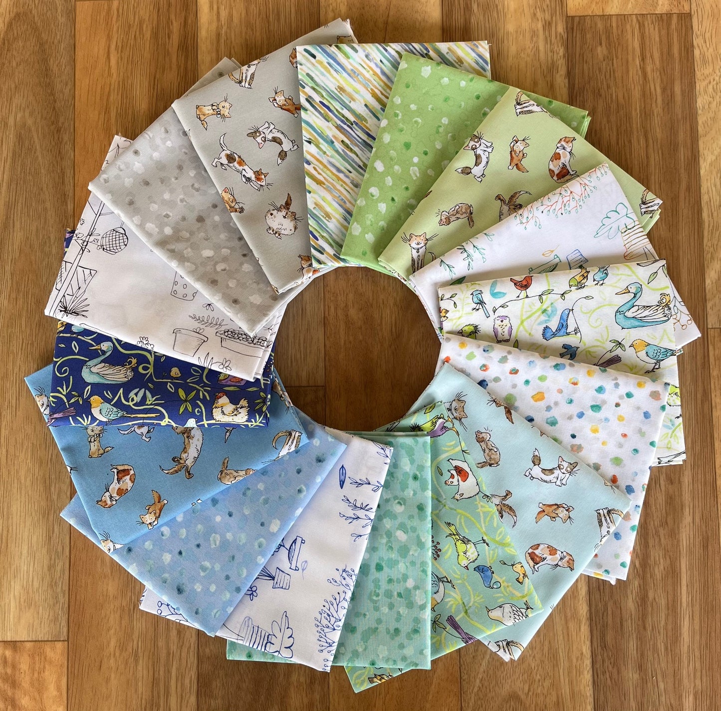 What Friends are For Fat Quarter Bundle by Anita Jeram for Clothworks