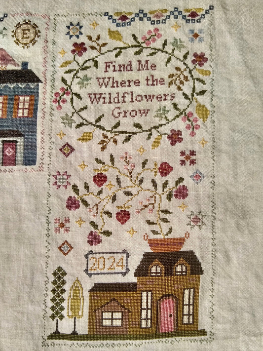 Where the Wildflowers Grow Cross Stitch Pattern by Blueberry Ridge